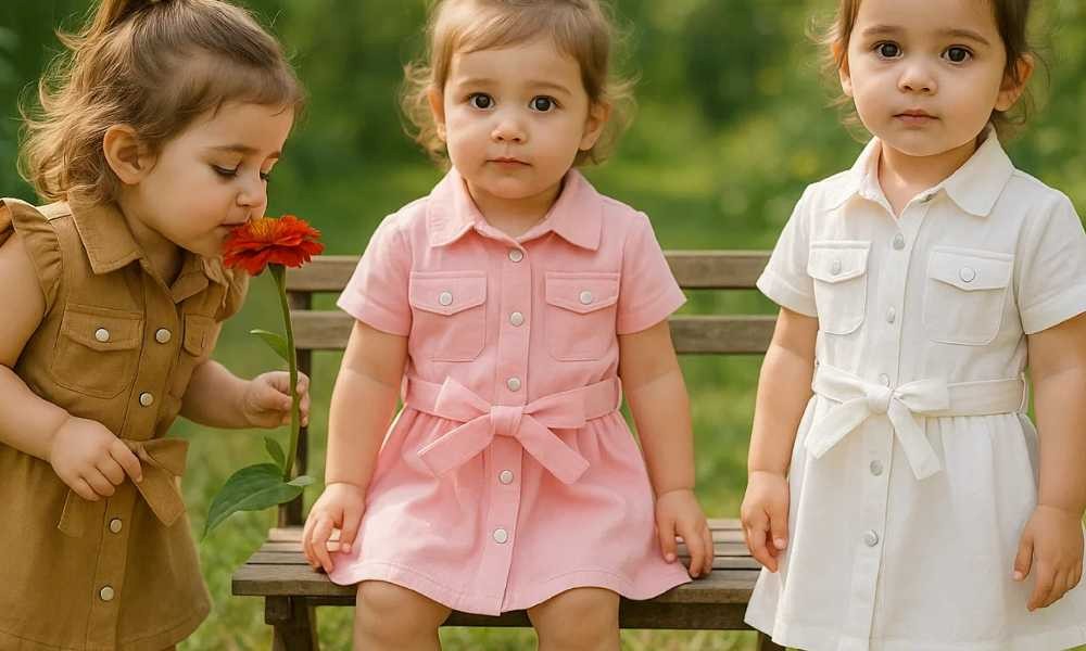 ویژگی های لباس بهاری بچگانه