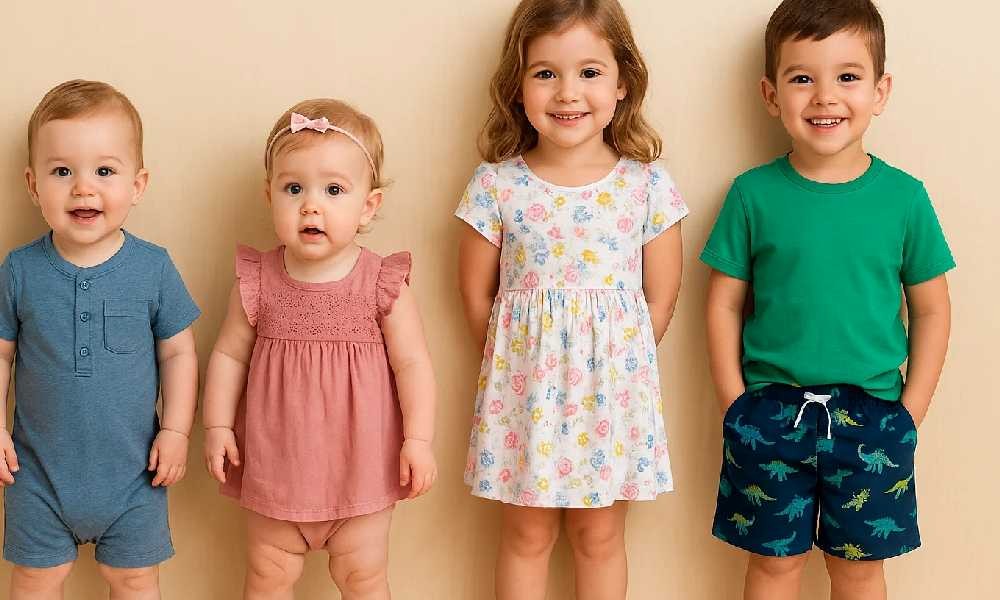 ویژگی های لباس تابستانی بچگانه